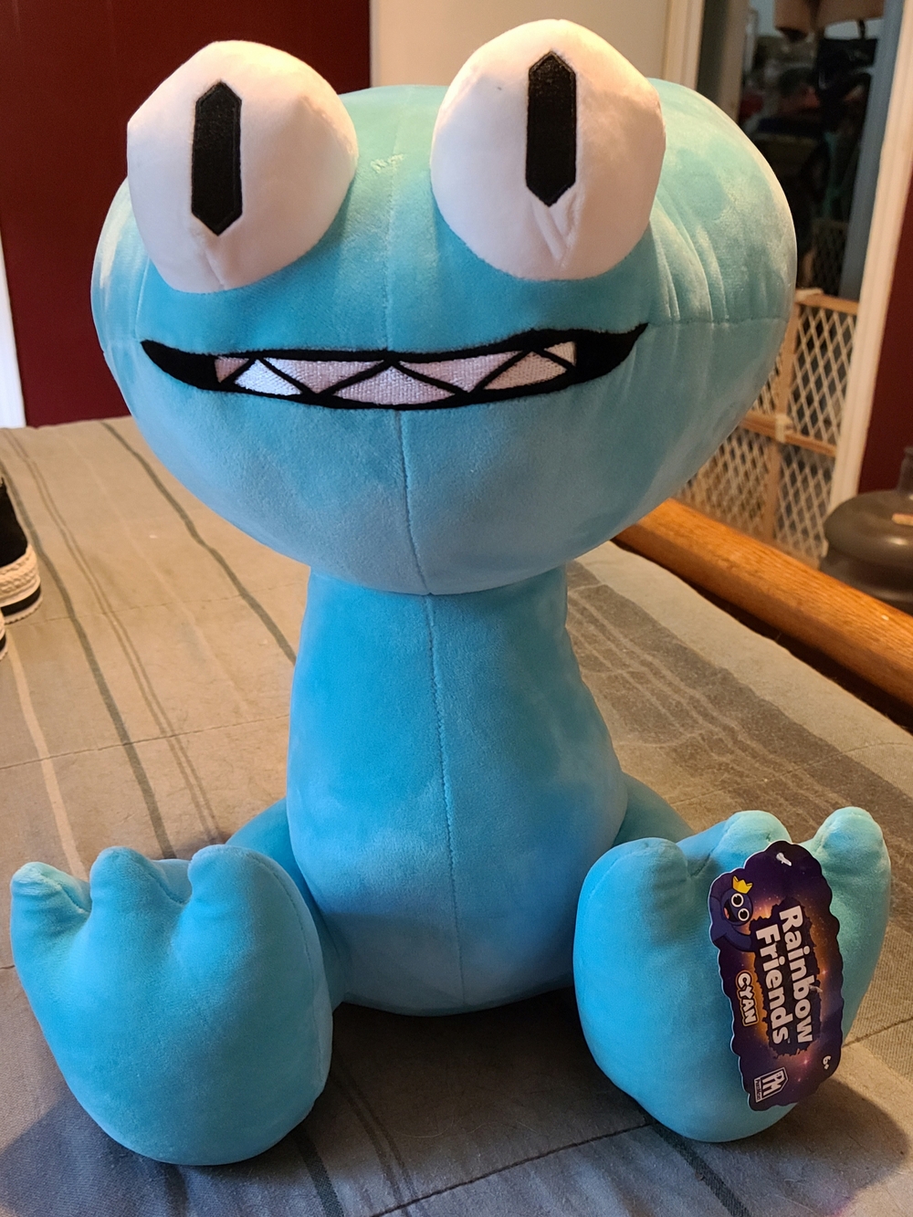 Rainbow Friends Blue Plush Monster